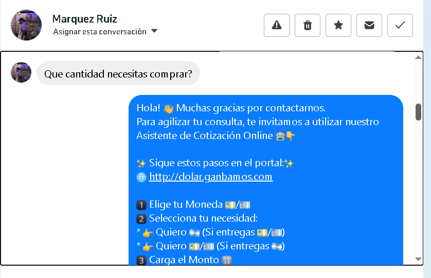 Marquez insiste en la cantidad a comprar